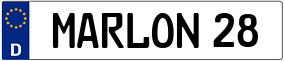 Truck License Plate